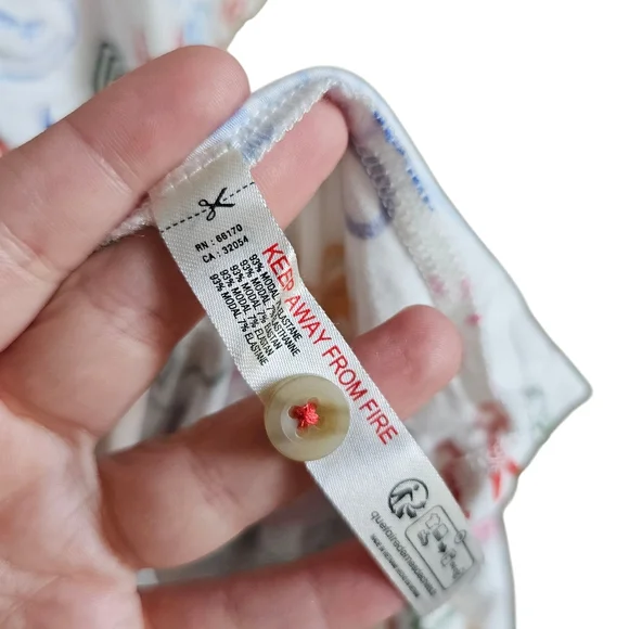 Anthropologie Colorful Patterned Womens Pajama Shirt Size Large - Picture 6 of 8